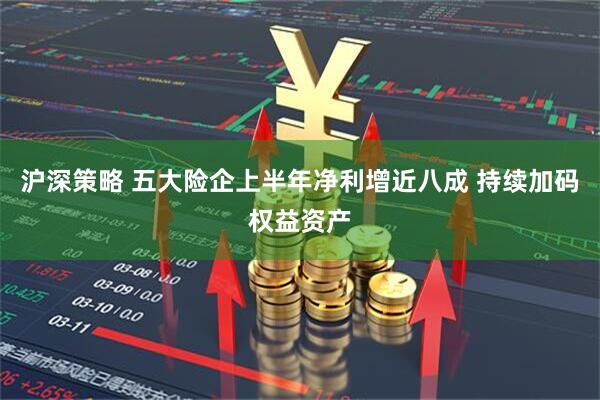 沪深策略 五大险企上半年净利增近八成 持续加码权益资产